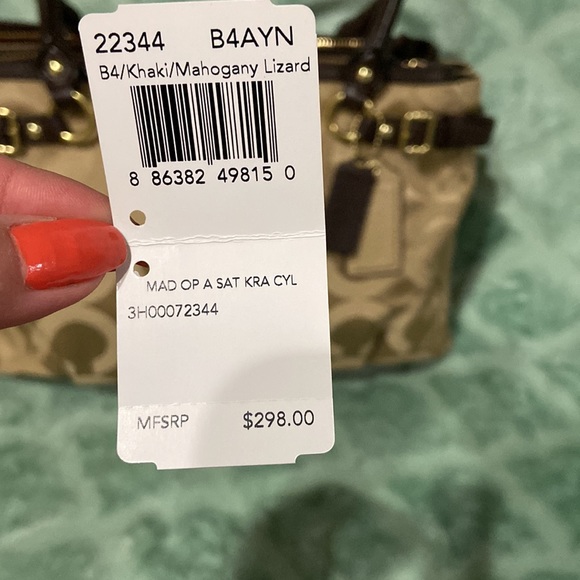 SOLD Coach tote - Picture 2 of 9